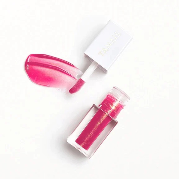 TANAÏS Sunset to the Stars Lip Oil Plumeria Petals - Picture 1 of 4